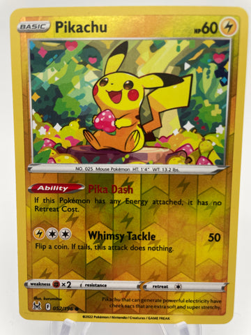 Pikachu 052/196 Reverse Holo RH