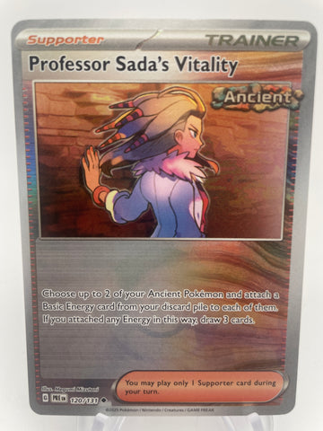 Professor Sada's Vitality 120/131 PREen Reverse Holo Pokeball