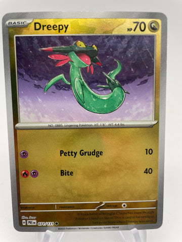Dreepy 071/131 PREen Reverse Holo Pokeball