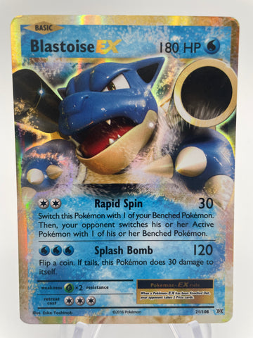 Blastoise EX  21/108