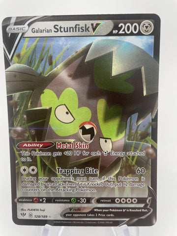 Galarian Stunfisk V (128/189)