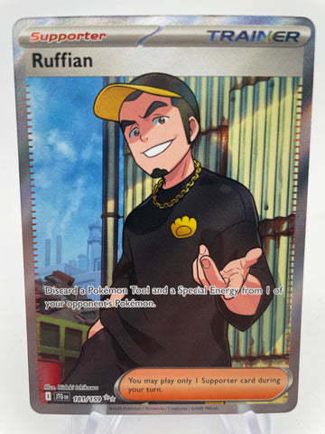 Ruffian 181/159 JTGen Double Rare Full Art Trainer