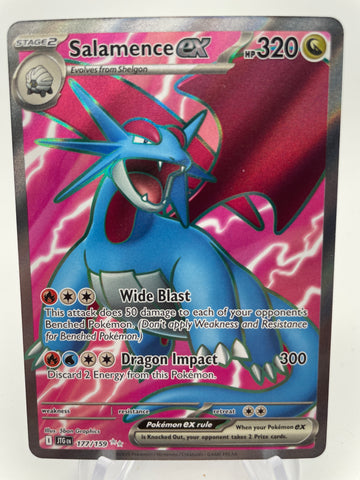 Salamence ex 177/159 JTGen Double Rare Full Art
