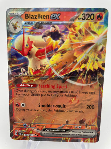 Blaziken ex ex 024/159 JTGen Double Rare