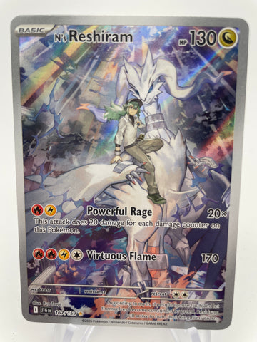 N's Reshiram 167/159 JTGen Art Rare