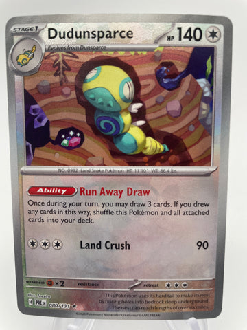 Dudunsparce 080/131 PREen Reverse Holo Master Ball