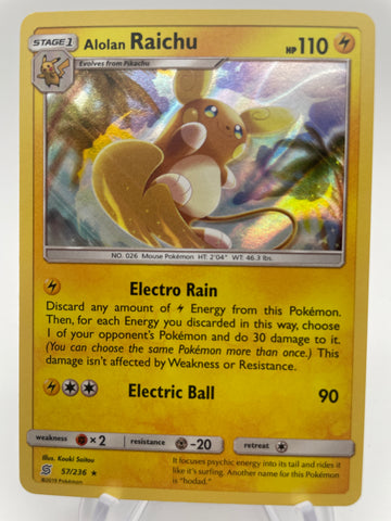 Alolan Raichu Holo 57/236