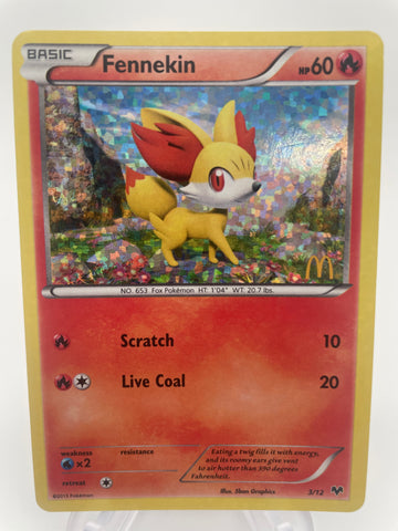 Fennekin 3/12 McDonalds 2014 Collection MP