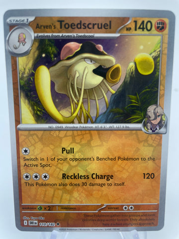 Arven's Toedscruel DRIen 110/182 Reverse Holo RH