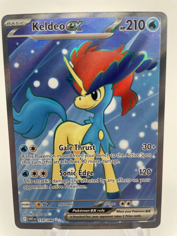Keldeo ex WHTen 159/086 Double Rare Full Art