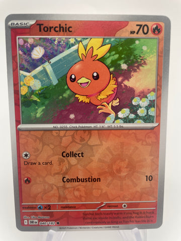 Torchic DRIen 040/182 Reverse Holo RH